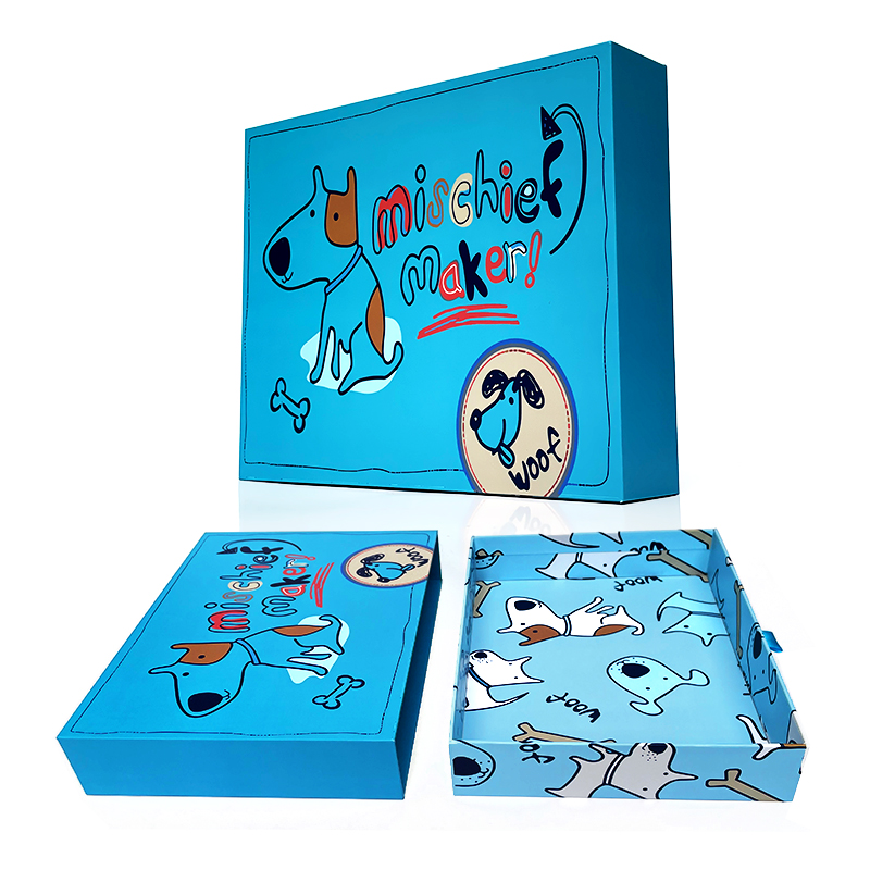 Blue Hard drawer box - Custom paper box product image