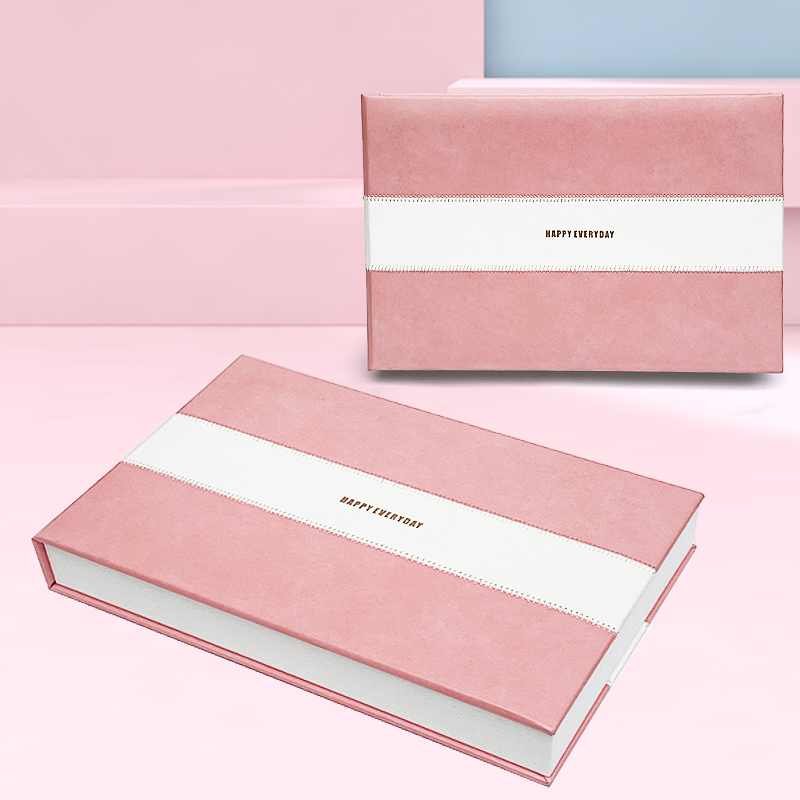 Light pink Customized flip-top cardboard box - Custom paper box product image