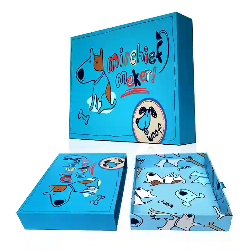 Blue Hard drawer box - Custom paper box product image