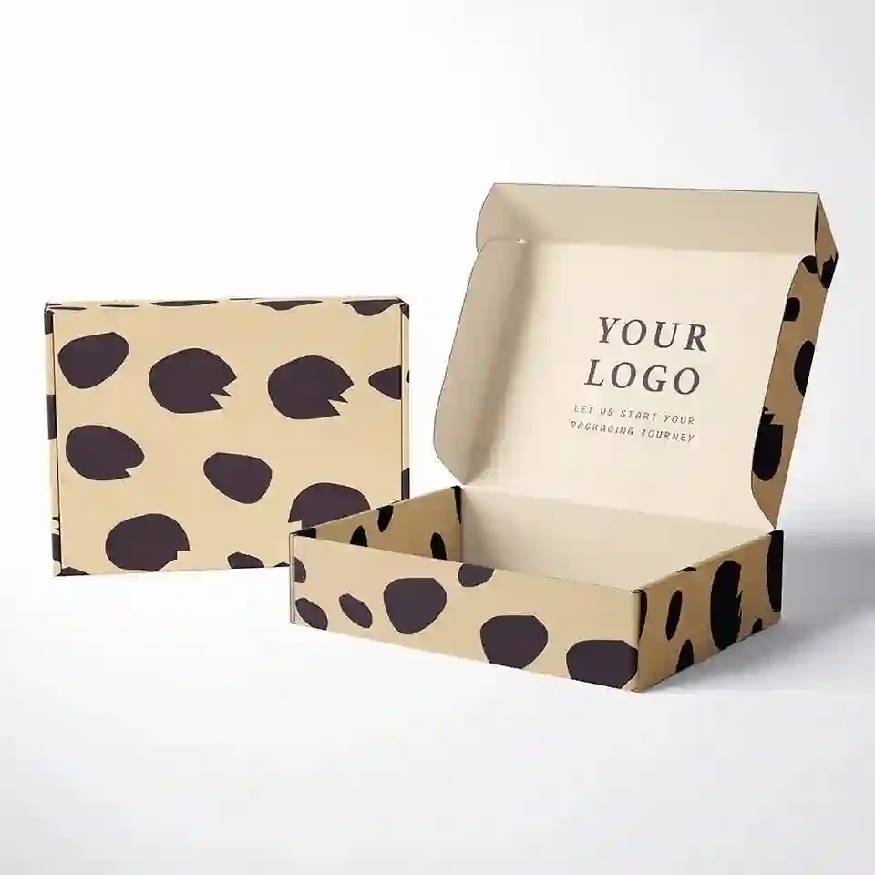 Brown mailing corrugated cardboard box - Custom paper box product image