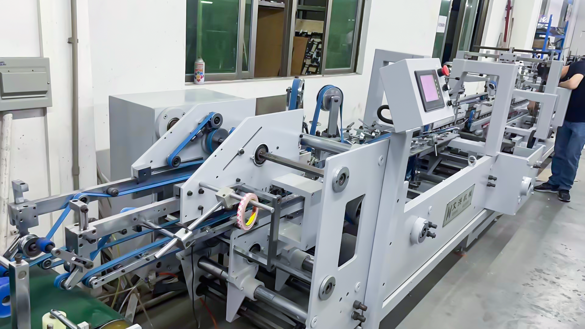 Advanced printing and packaging equipment at Wanjia Paper Products factory