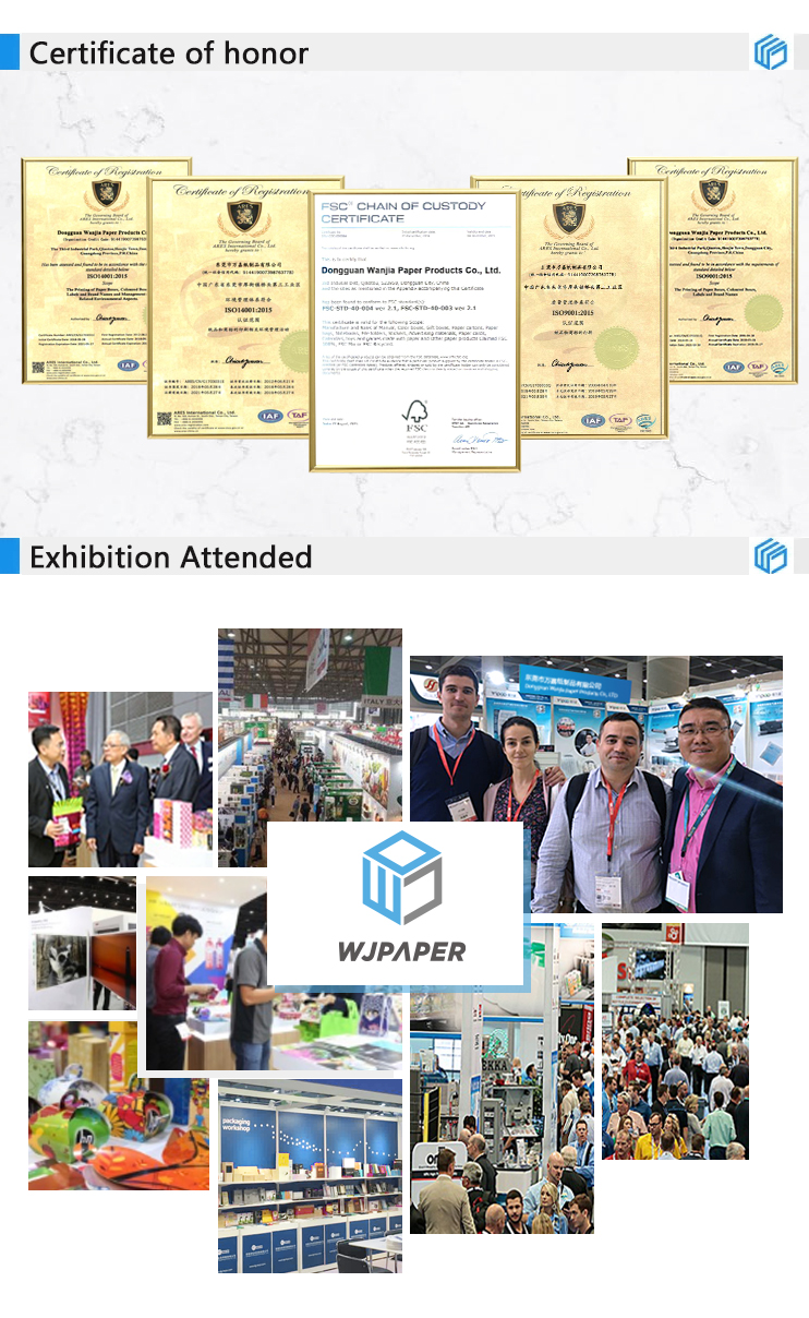 Custom packaging box manufacturing facility and certifications | Dongguan Wanjia