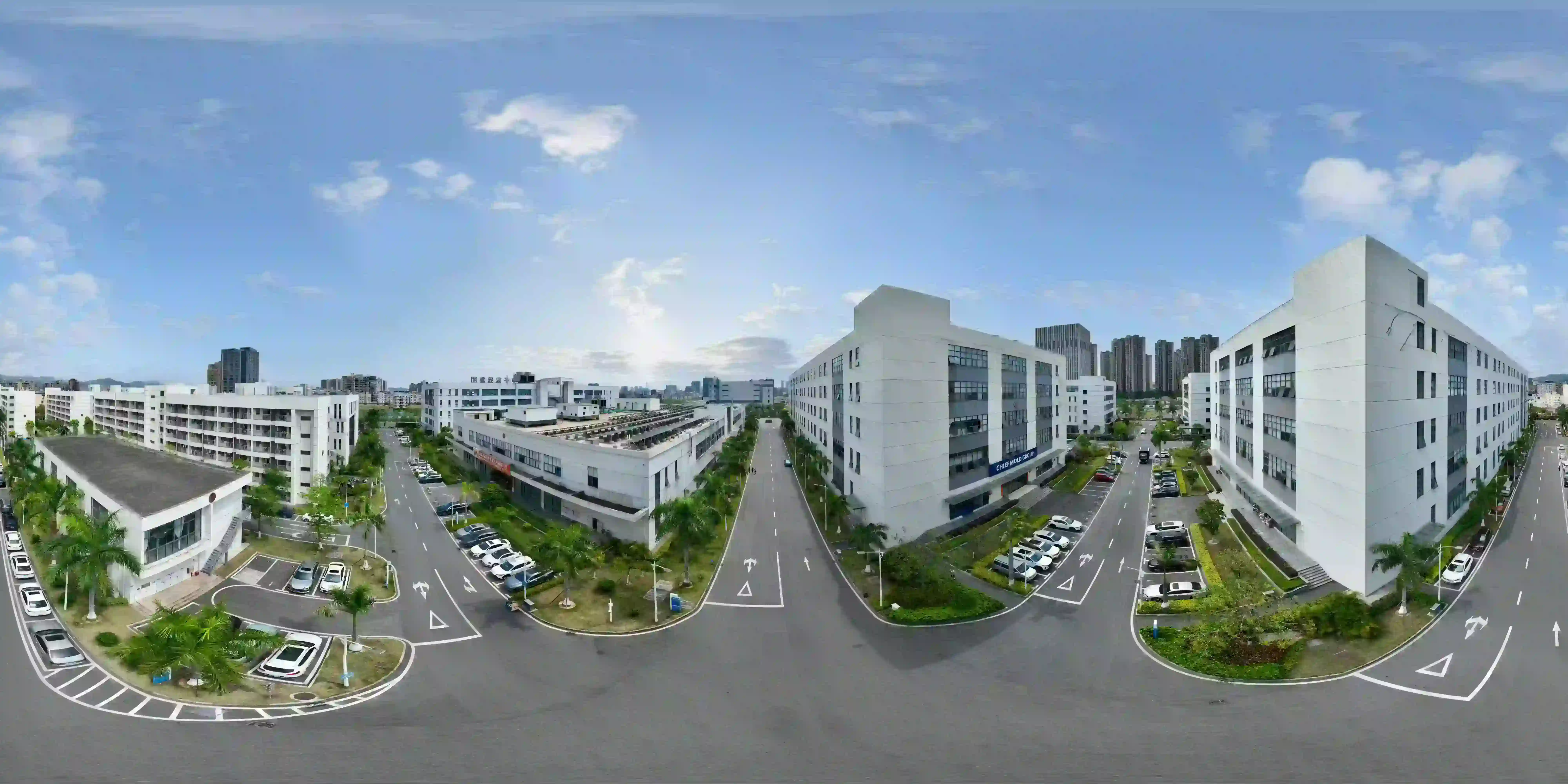 Panoramic view of Wanjia Paper Products new factory facility built in 2019