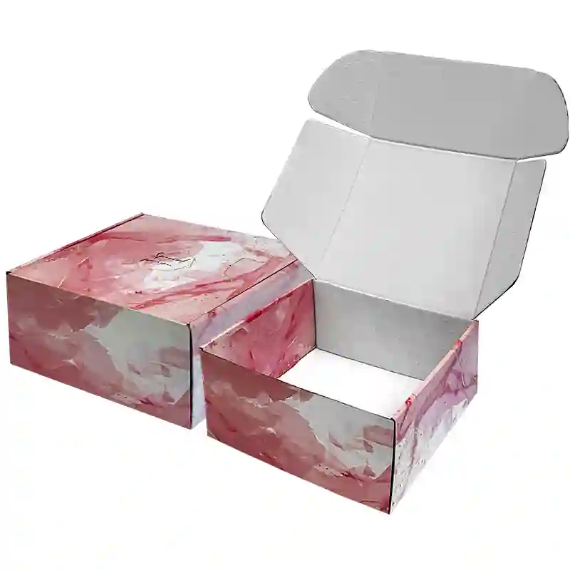 Cherry blossom color Customized corrugated cardboard box - Custom paper box product image